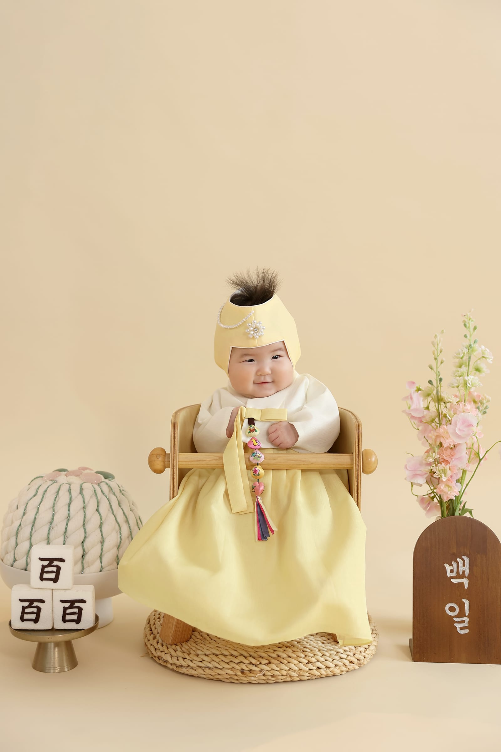 실내 한옥 라온채 아기사진