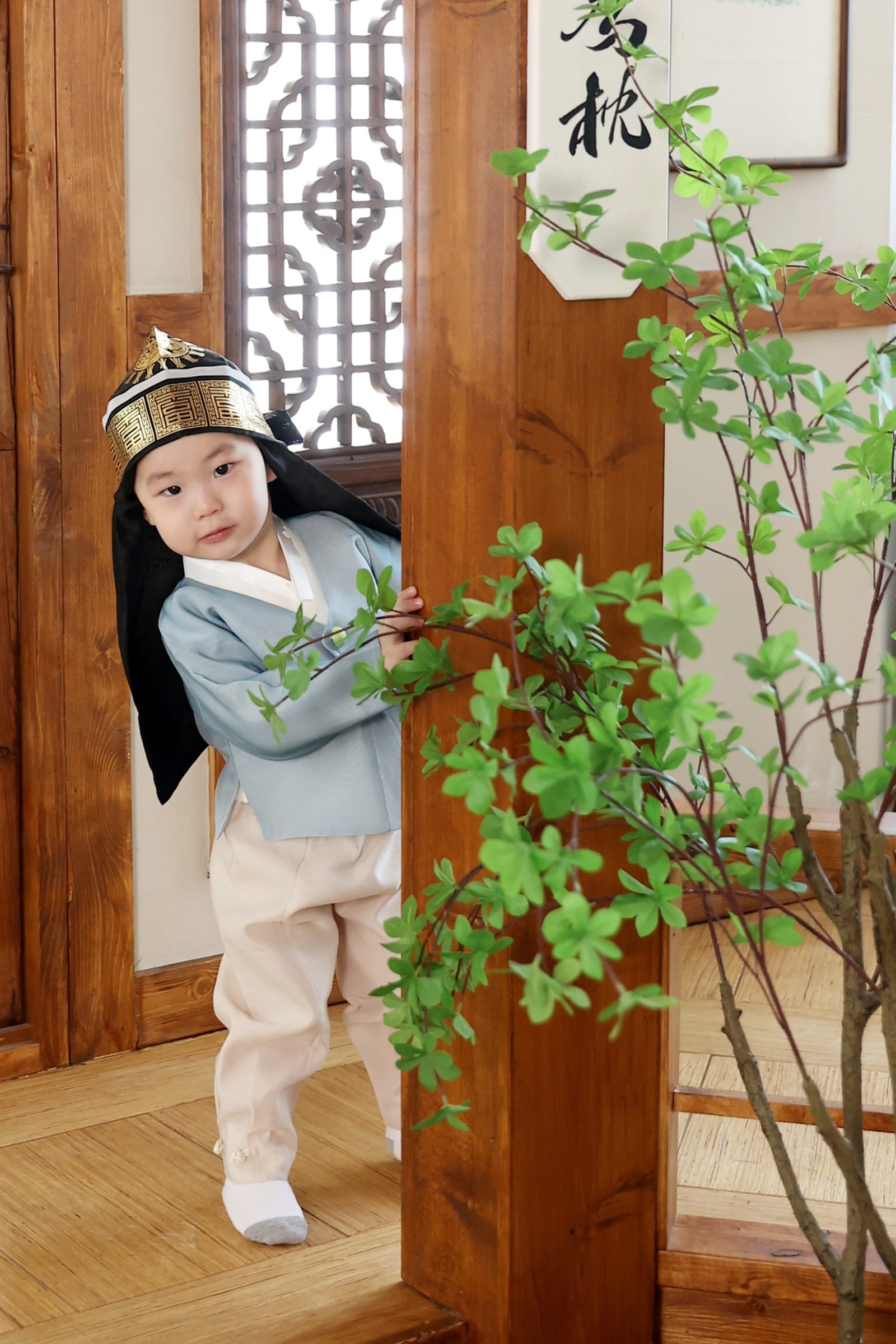 김포 실내 한옥 아기사진